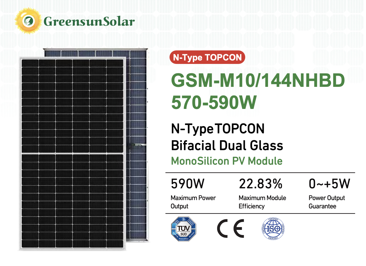 Greensun N-Type 580W